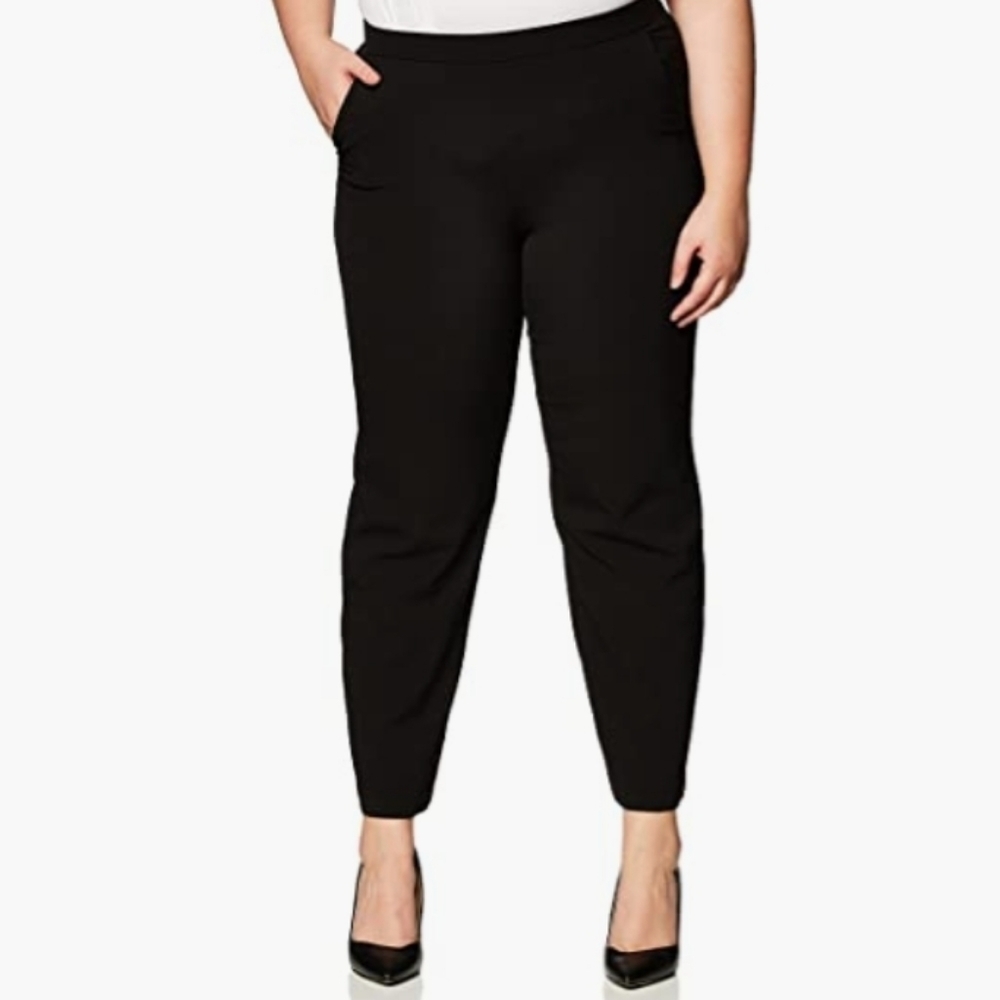 Briggs New York Black Pull-on Dress Pants Size 8S
